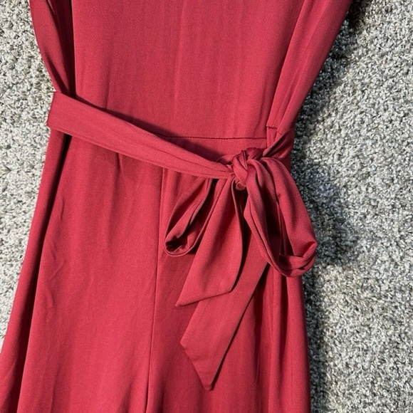 BLENCOT Jumpsuit Short Sleeve Casual v Neck Belted SZ Large NWOT - Picture 8 of 10